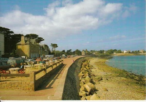 Carte postale postcard 10x15cm PORT-BLANC front de mer plage C-du-N timbrée 1994 - Picture 1 of 1