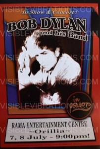 Bob Dylan Concert Poster Orillia 2007