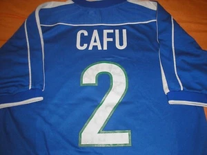 MAGLIA BRASILE NIKE WORLD CUP 1998 - CAFU 2 - MATCH WORN RONALDO INTER ROMA BARI - Foto 1 di 11