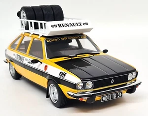 Otto 1/18 Renault 30 ELF Assistenza Rally Supporto Veicolo Resina Modellino Auto - Foto 1 di 10
