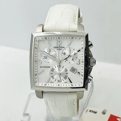 Certina DS Podium Women's 32mm Steel Sapphire Crystal Square Watch C001317A - Image 1 of 4