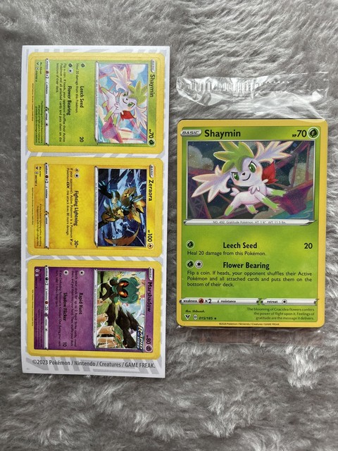 Card Pokemon Shaymin V Original Copag, Jogo de Tabuleiro Original Copag  Nunca Usado 72409210