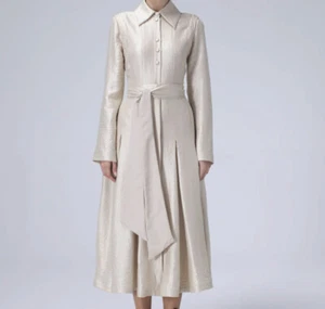 Vestido Baruni crema Pari - Imagen 1 de 7