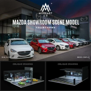 Diorama 1:64 Coche Garaje Modelo LED Ciudad Coche Showroom Escena Pantalla Modelo Edificio - Imagen 1 de 102