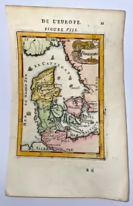 DENMARK 1683 ALAIN MANESSON MALLET ANTIQUE MAP FRENCH EDITION - Picture 1 of 2