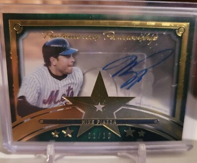 Mike Piazza Topps Five Star 2022 automático caligrafía pentámera 1/10 Mets de Nueva York #PP-MP Foto 1 de 4