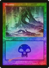 Swamp (341) FOIL Invasion PLD Basic Land MAGIC THE GATHERING CARD ABUGames