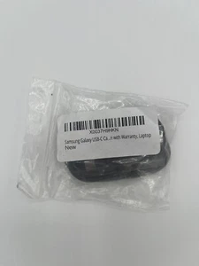 Samsung Galaxy Laptop Smart Phone USB-C to USB-C Cable Black US Version - Photo 1 sur 2