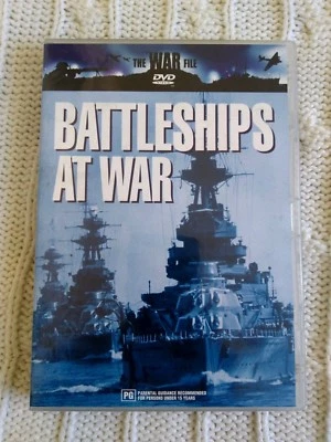 BATTLESHIPS AT WAR – DVD - REGION-ALL, LIKE NEW, FREE POST IN AUSTRALIA - Image 1 of 2