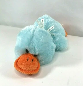 Best Made Toys Blue & Orange Soft Easter Duck Stuffed Animal Plush Ribbon Bow - Foto 1 di 4