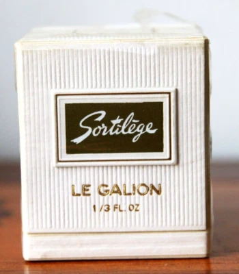 SORTILEGE LE GALION Original Sealed Parfum 1936 Frankreich 1/3 FL OZ NEU RAR! - Bild 1 von 4