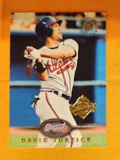 David Justice 1995 Stadium Club Super Team World Series foil 446