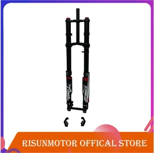 79Bike 8N Suspension Fork Downhill DH MTB Air 1-1/8" 203mm 20mm Axle 26" 27.5" - Picture 1 of 13