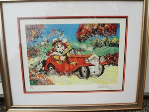 PAUL BLAINE HENRE ORIG PRINT "WHEE" RAGGEDY ANN /CLOWN pencil sgnd 114/300 & COA - Picture 1 of 6
