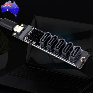 USB C To SATA 3.0 Adapter 6Gbps Plug and Play Riser Card Converter Card for PC - Afbeelding 1 van 10