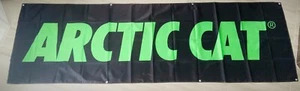 ARCTIC CAT 3x10ft FLAG BANNER DRAPEAU SNOWMOBILE MAN CAVE GARAGE - Photo 1 sur 1