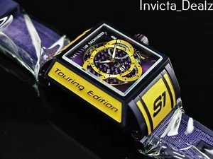 NEU Invicta 44 mm lila Label S1 Rallye Touren Schweizer Chronograph Armband SS Uhr - Bild 1 von 11