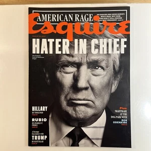 ESQUIRE Magazine Donald Trump Hater In Chief Cover February 2016 - Picture 1 of 5