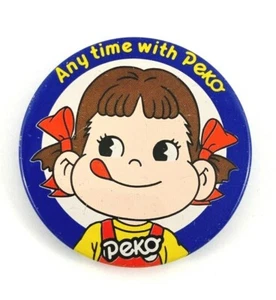 Peko-chan Metal Advertising Pushpin. *Missing Back Pin*. Good For Display.  - Picture 1 of 3