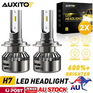 AUXITO H7 LED Headlight Globes Conversion Bulb Kit High/Low Beam 6500K 24000LM