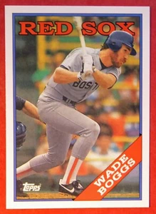 2016 Topps Wade Boggs Reprint #BB-37 (1988 #200) Berger's Best (Red Sox) - Picture 1 of 2