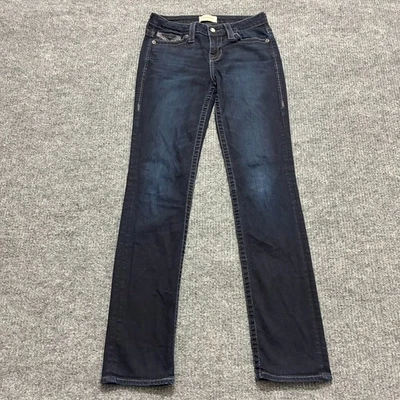 Pantalones de mezclilla rectos Big Star Kate para mujer talla 25R azul legendario tiro bajo Foto 1 de 4