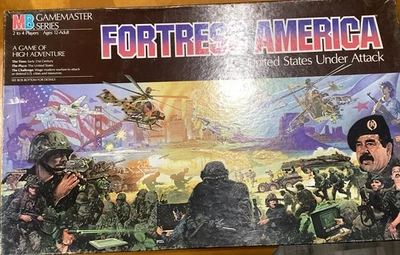Juego de mesa vintage 1986 Fortress America Game Master Series Milton Bradley Foto 1 de 2