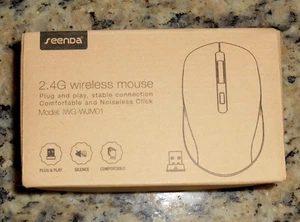 * NEW NIB 2.4G WIRELESS MOUSE FOR COMPUTER USB ACCESSORY ELECTRONICS GIFT SALE * - Picture 1 of 2
