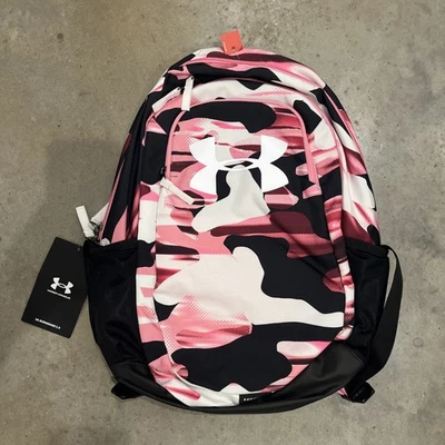 Under Armour Scrimmage 2.0 Backpack 1342652 010 Pink Camo NWT - Image 1 of 3