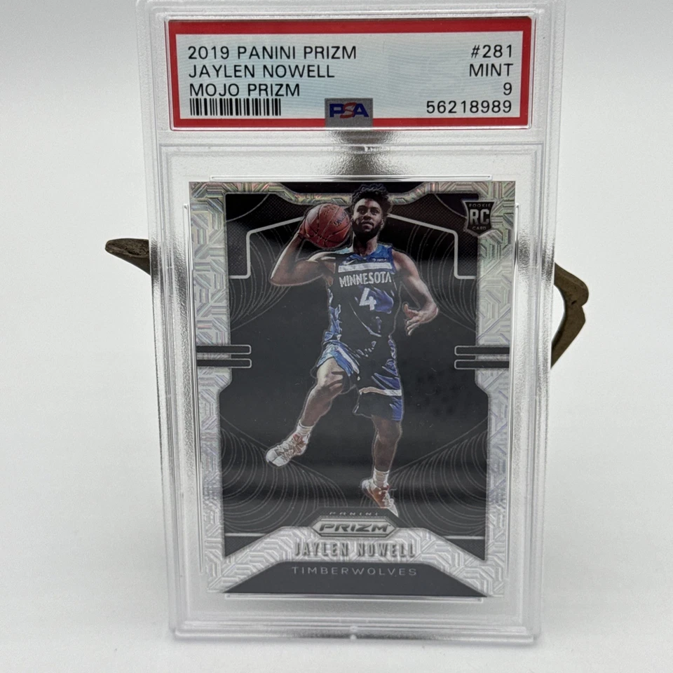 2019-20 Panini Prizm Jaylen Nowell Mojo Prizm RC  12/25 - PSA 9 - Nice! F - Image 1 of 4