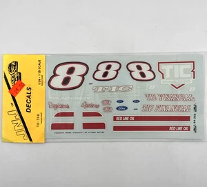 NASCAR AUFKLEBER # 8 T.I.C. 1994 BGN FORD THUNDERBIRD KENNY WALLACE JNJ 1/24 - Bild 1 von 3