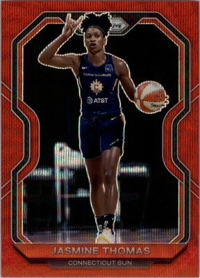2021 Panini Prizm WNBA Prizms Ruby Wave #27 Jasmine Thomas - BSK - Image 1 of 2