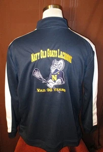 Navy Midshipmen Old Goats Lacrosse Herren Trainingsjacke, Iron Smoke, Größe XL, EUC - Bild 1 von 7