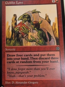1x Goblin Lore MTG The List Reprints Regular LP - Picture 1 of 24