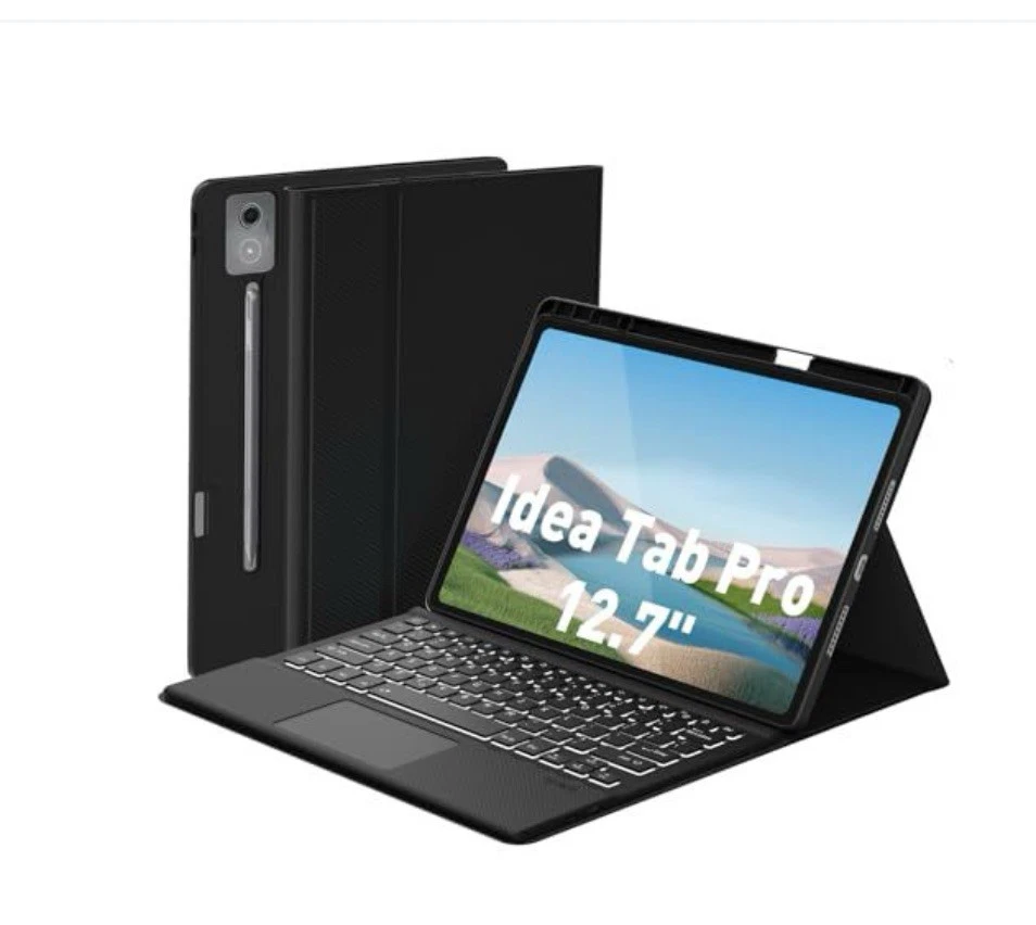 Funda Teclado Táctil para Lenovo Idea Tab Pro 12.7" 2025, Teclado Bluetooth  Foto 1 de 3