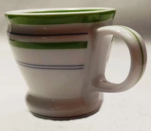 STARBUCKS Demitasse /  Expresso Cup 3 ounces White & Green N.O.S. - Picture 1 of 5