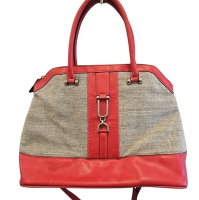 Cartera de lona London rosa niebla y caqui Foto 1 de 4