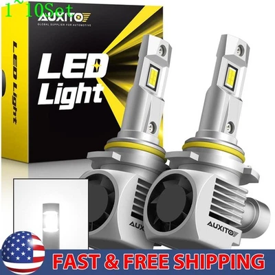 Headlight Bulb 9006 LED Hi-Lo Beam Super Bright White ERROR FREE Durable 1-10Set - Image 1 of 4