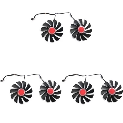  6PCS 95MM FDC10U12S9-C CF1010U12S KüHlerlüFter für   Radeon RX 580 53769 - Bild 1 von 4