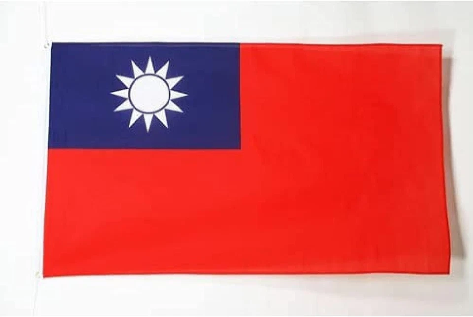 - Taiwan Flag - 3X5 Ft - 100D Polyester Taiwanese Banner with Two Metal Grommets - Image 1 of 1