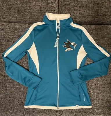 Chaqueta para mujer Majestic San Jose Sharks talla M Foto 1 de 4