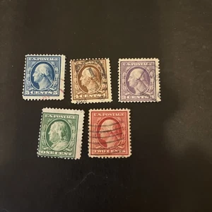 US #331-5 Used Stamps CV$7.50- Lot A-80038 - Picture 1 of 1