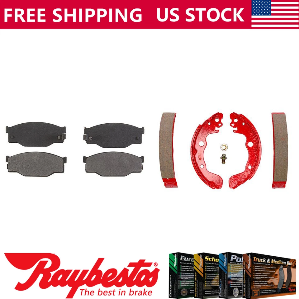 Pastillas de freno delanteras metálicas y zapatas traseras Element3 para Isuzu I-Mark 1987-1989 Foto 1 de 4