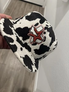 Hatclub Cattlepack Cow Houston Astros Fitted Hat 7 3/8 - Picture 1 of 2