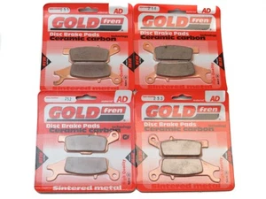 Brake Pads Front & Rear For Yamaha YFM 700 FWAD Grizzly EPS 2007-2023 - Picture 1 of 5