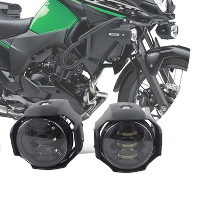 Par de luces antiniebla auxiliares LED Plug and Play para Kawasaki Versys-X 300 2017-2023 Foto 1 de 4