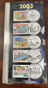 SEALED 2003 50 State Quarters Greetings from America Portfolio - Picture 1 of 2