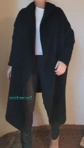 Scanlan Theodore Super Angora Cardigan ( Codigan) BLACK - Picture 1 of 11