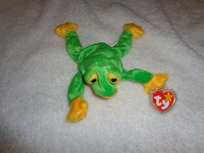 Ty Beanie Baby Smoochy The Frog Collectible - Image 1 of 4
