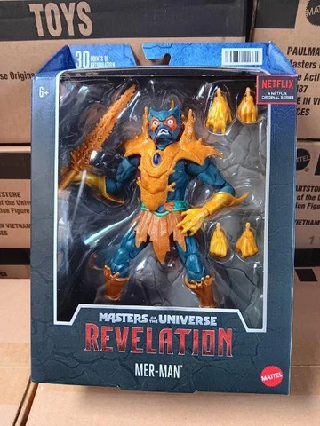 2023 MOTU Masters of the Universe Masterverse Wave 9 Revelation Classic Merman Cover